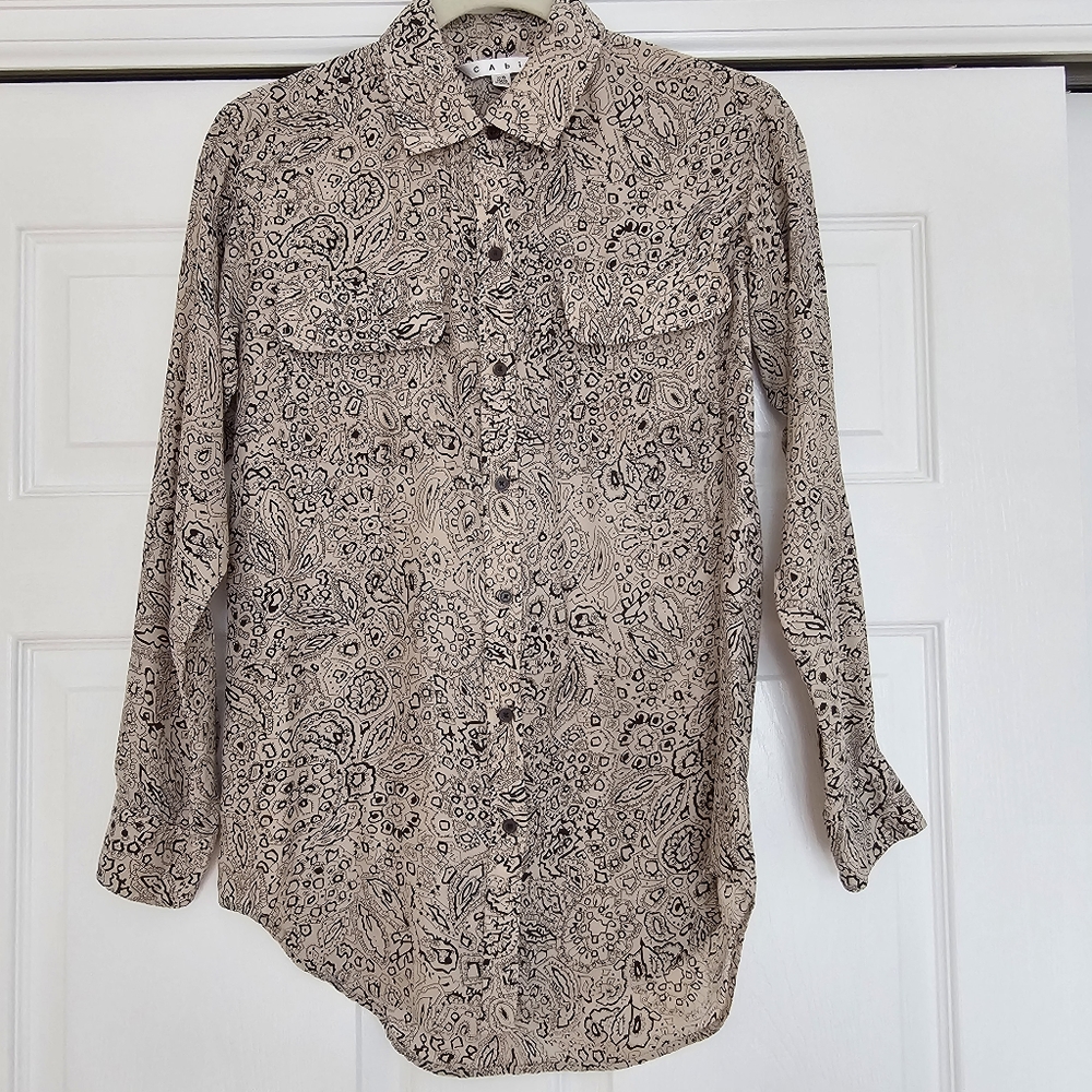 CABI 100% Silk Blouse